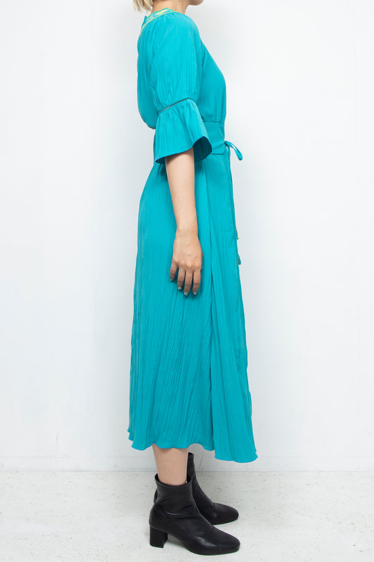 Water lily dress Turquoise