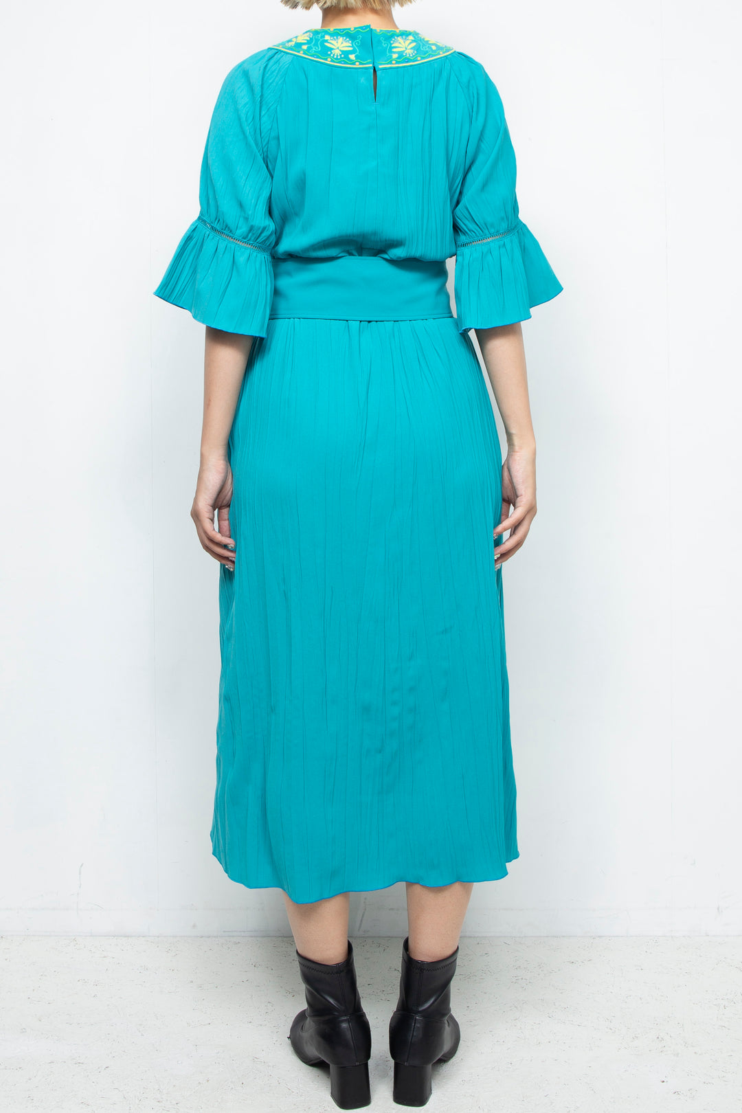 Water lily dress Turquoise