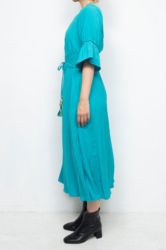 Water lily dress Turquoise