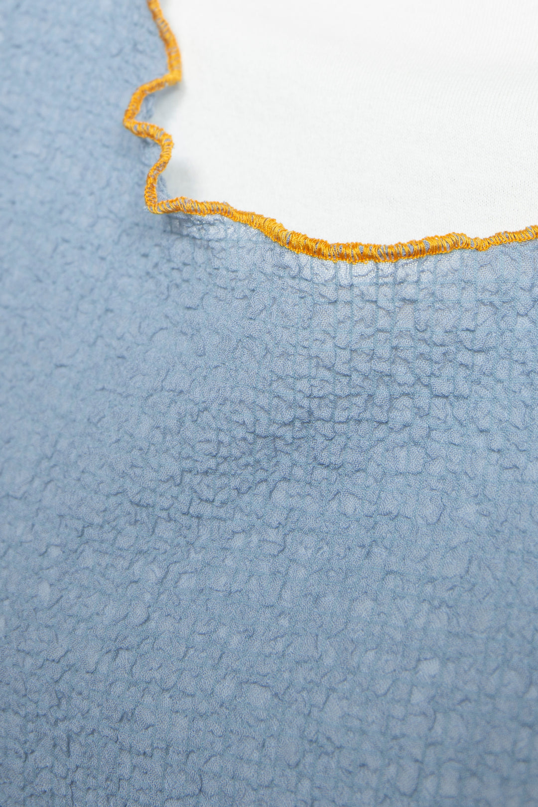 Mellow pearl ribbon tank top Blue