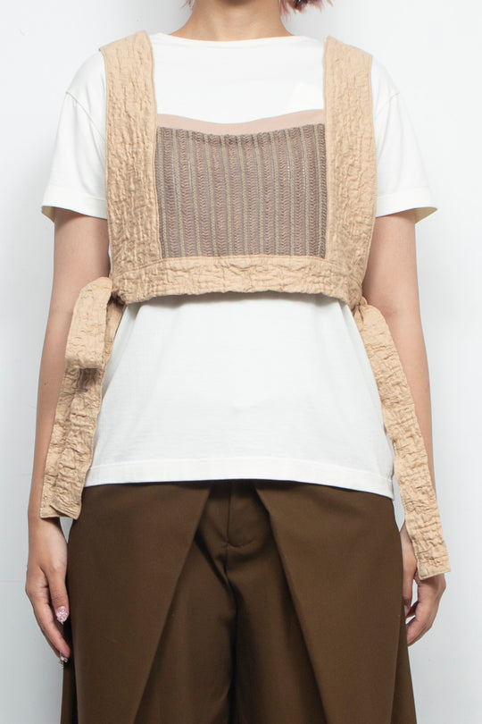 Different material design vest