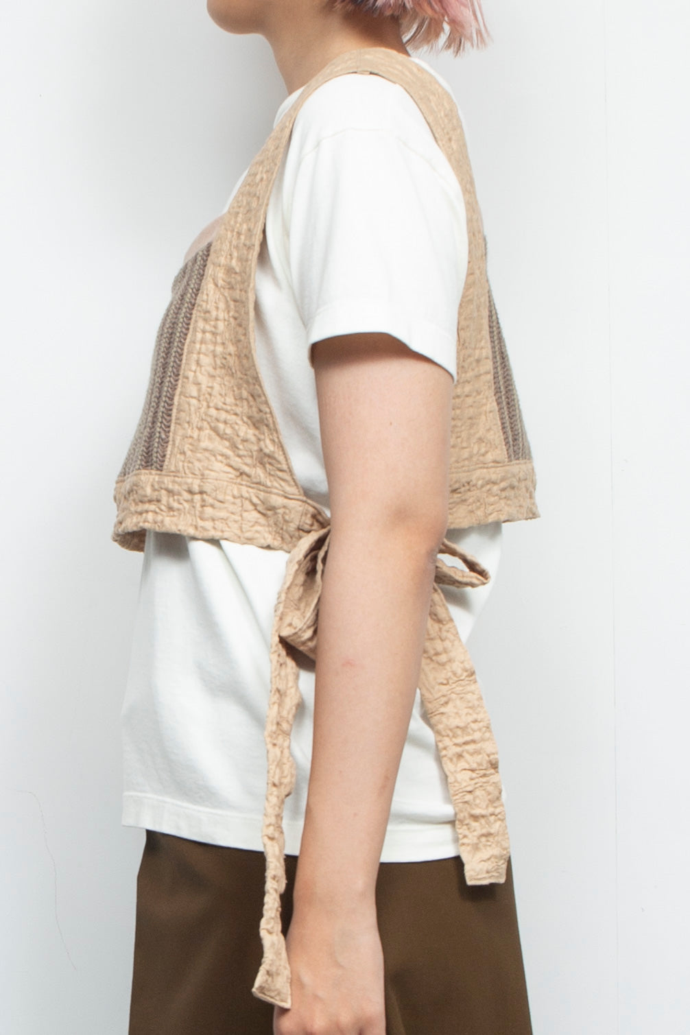 Different material design vest