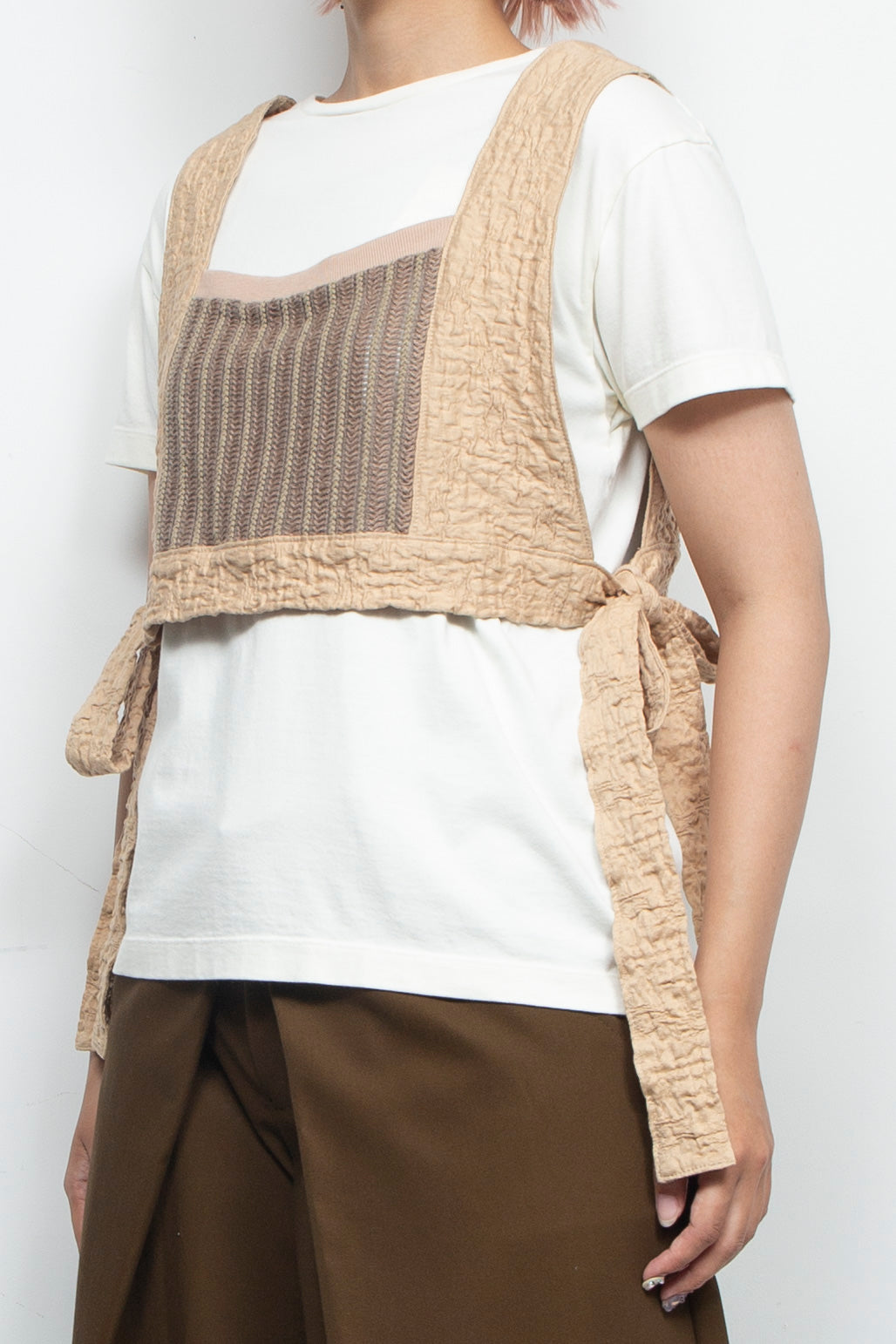 Different material design vest