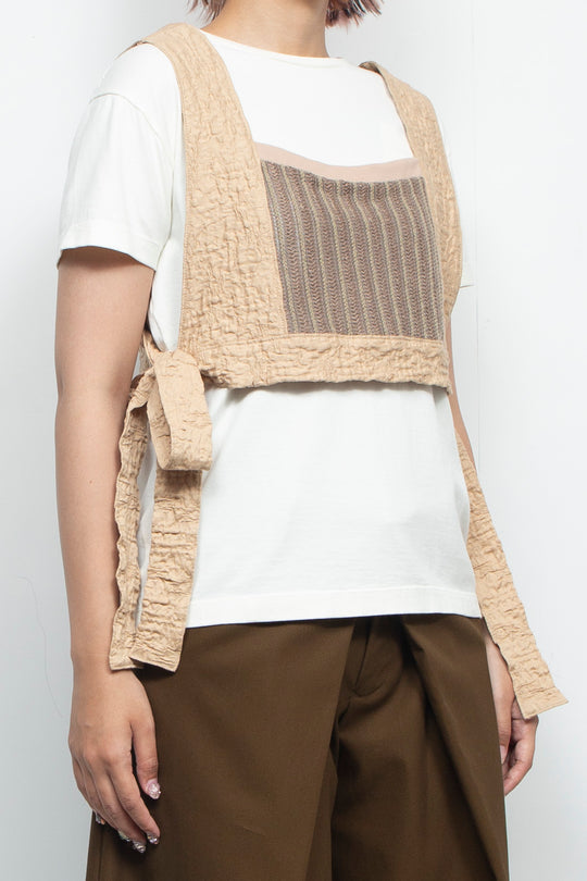 Different material design vest