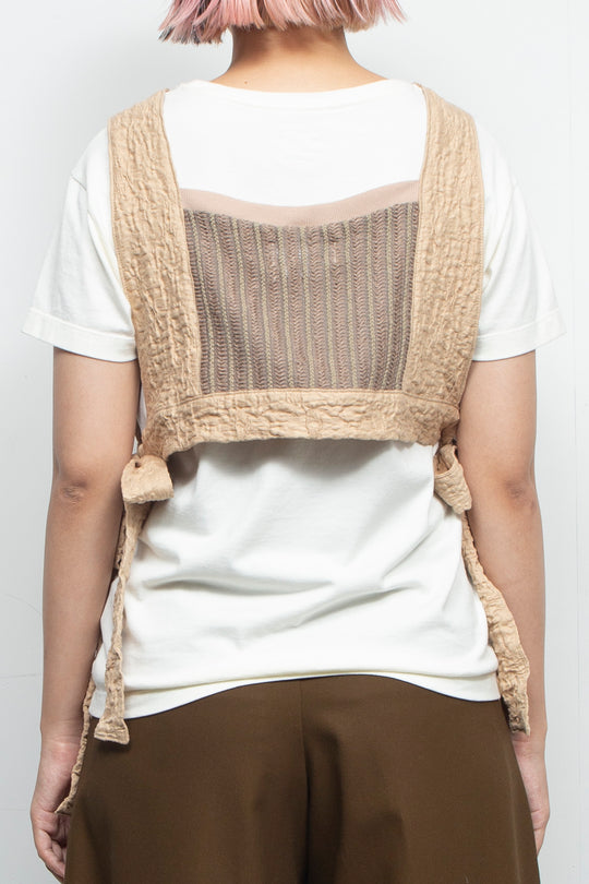 Different material design vest