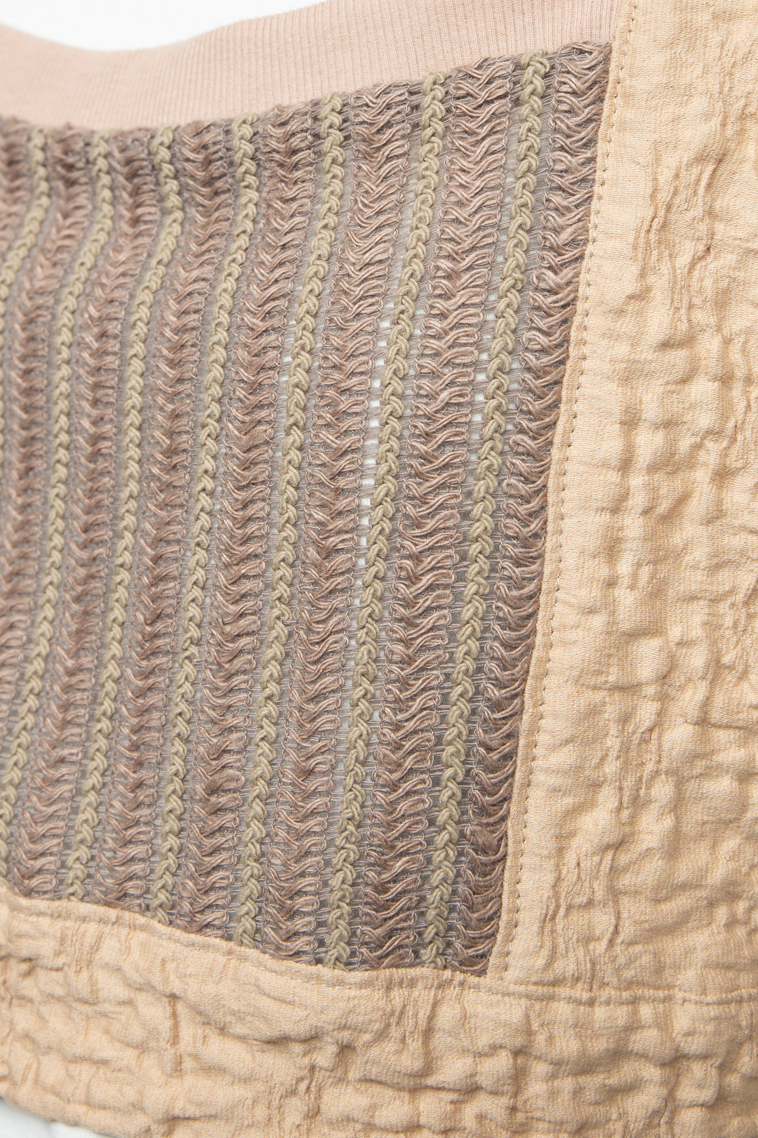 Different material design vest