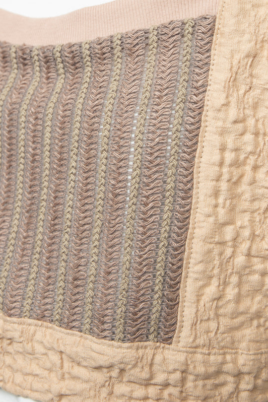 Different material design vest