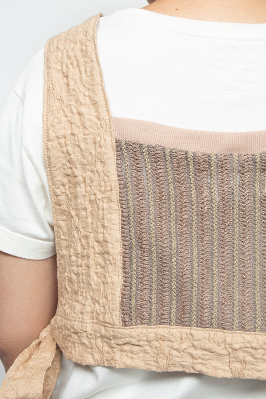 Different material design vest