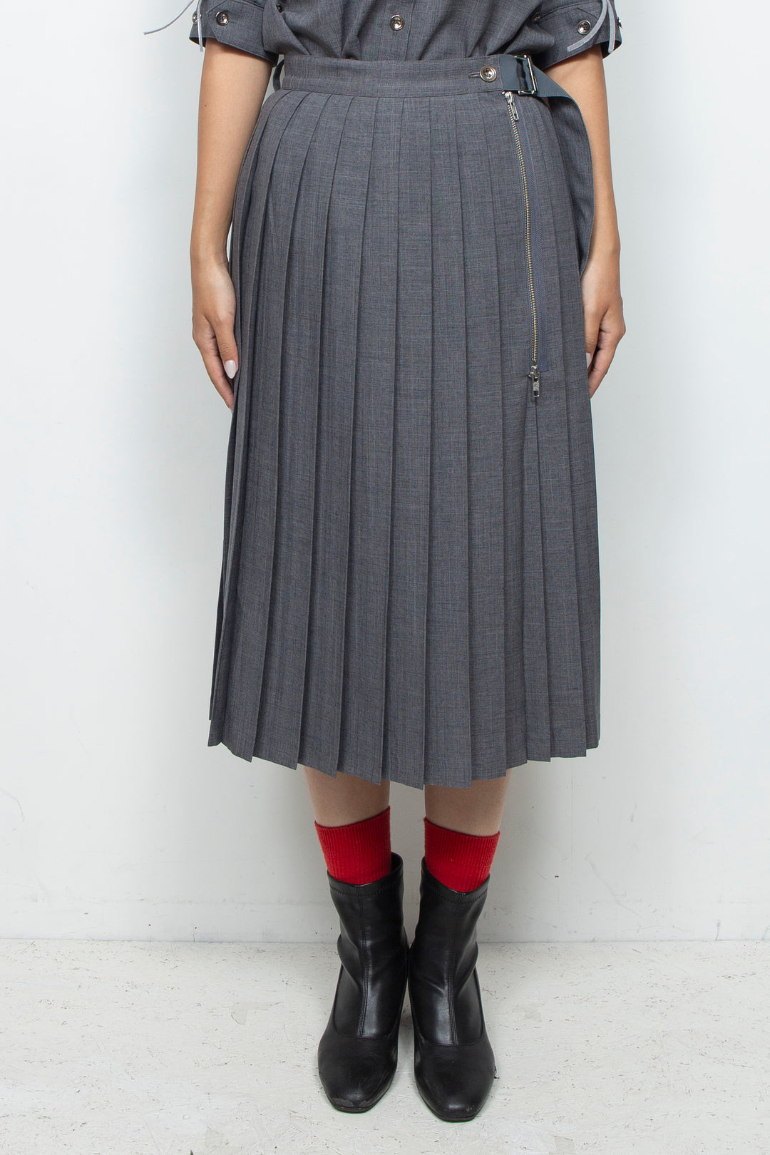 250206 skirt GRAY