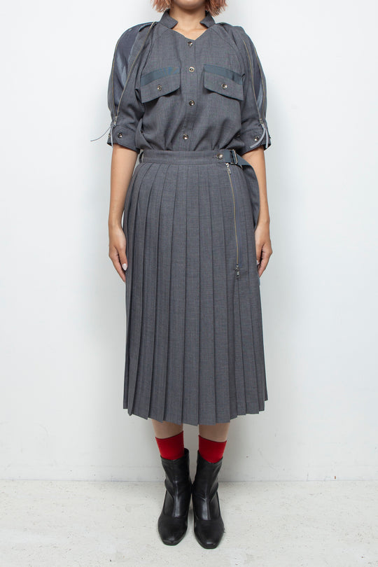 250206 skirt GRAY