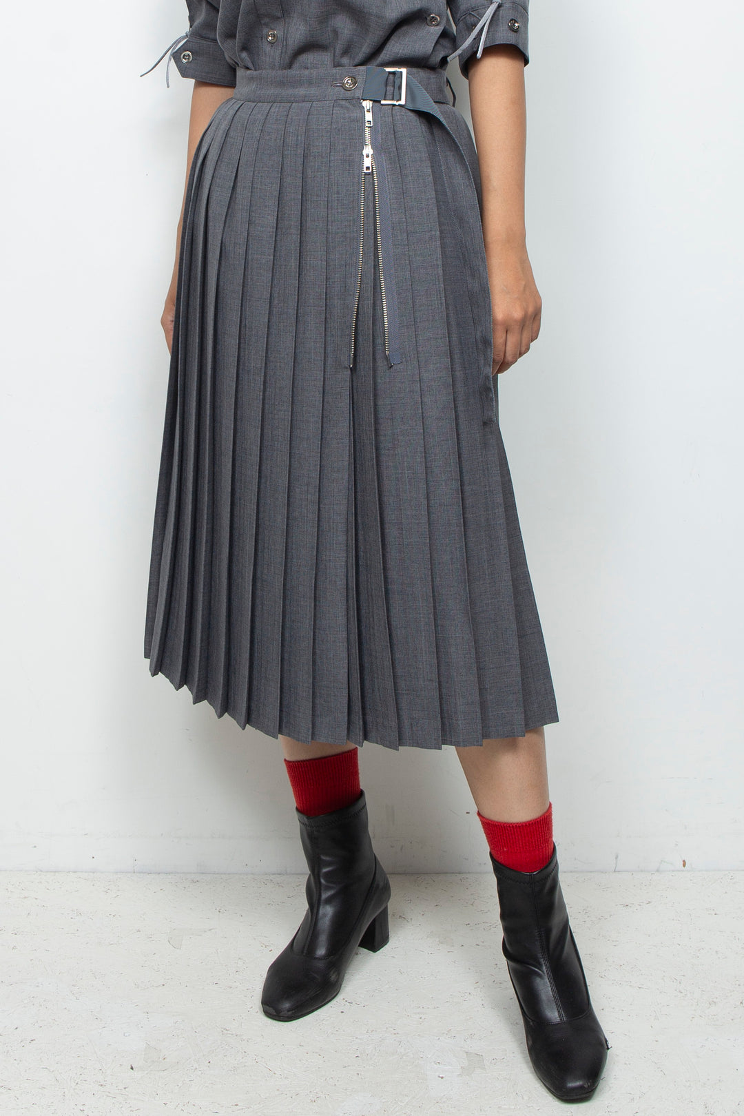 250206 skirt GRAY