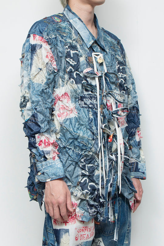ARIMATSU SHIBORI TROMPELOEIL SHJ JUV BLUE