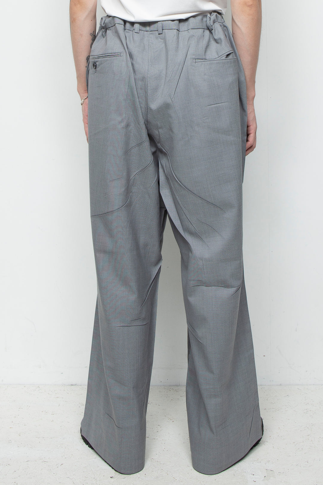 1001 SONGS OF EBAY TROUSERS GRAY