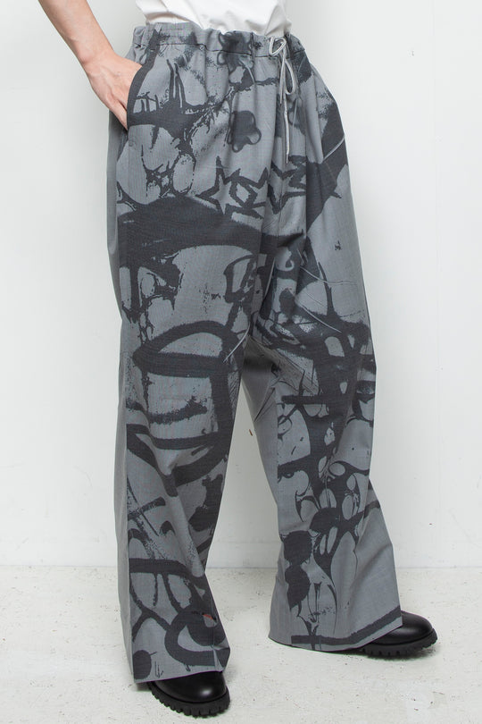 1001 SONGS OF EBAY TROUSERS GRAY