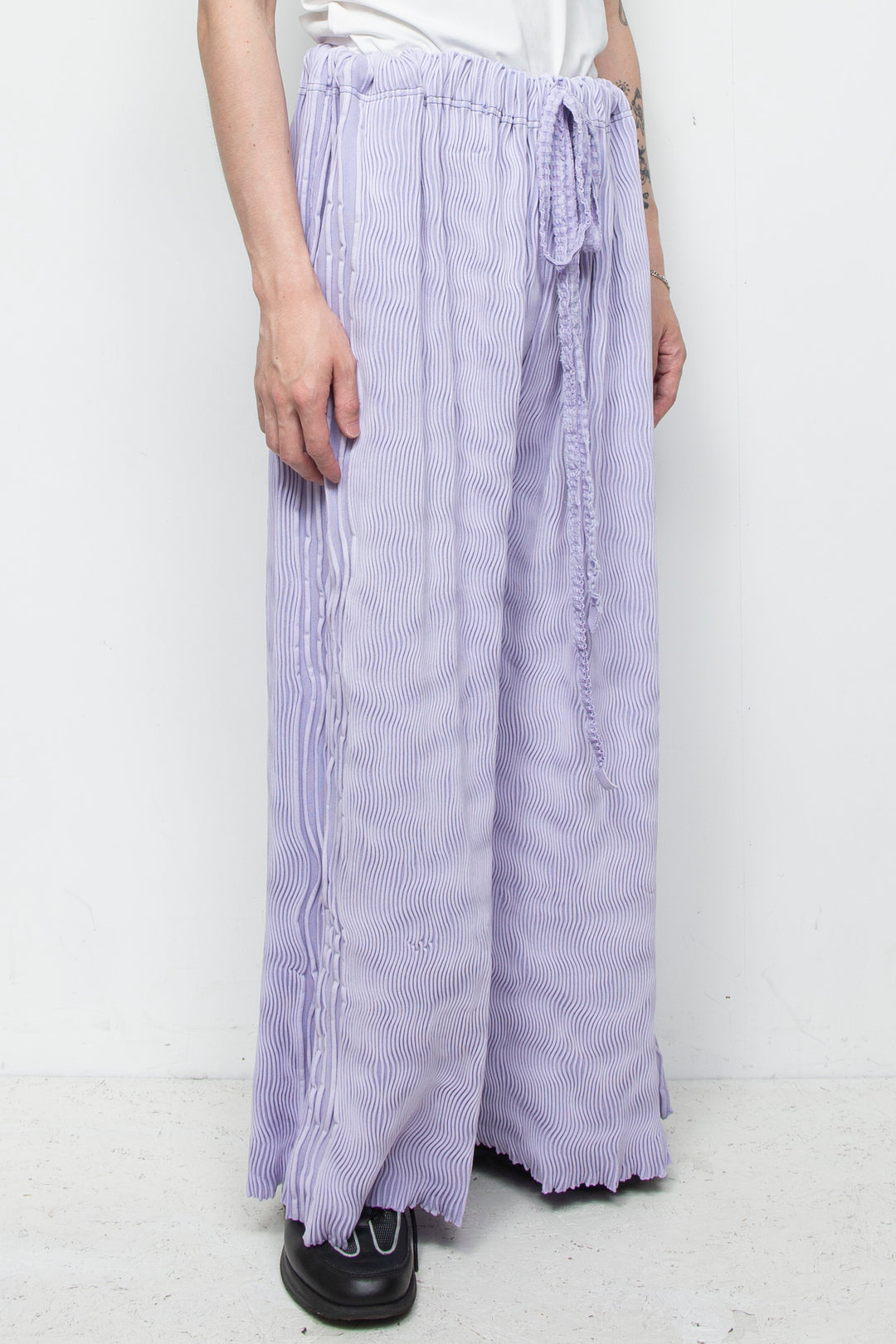 LARGEST SEAMLESS KNIT PT/RIB PURPLE