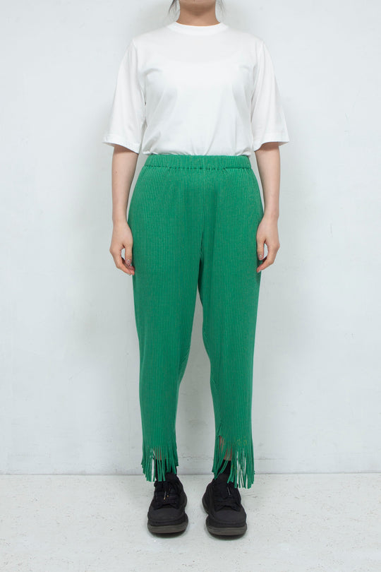 fringe rib pants