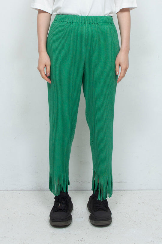 fringe rib pants