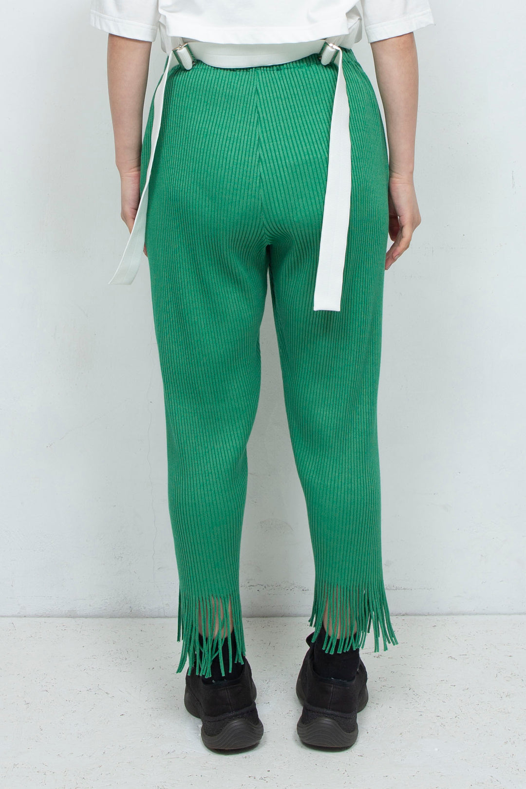 fringe rib pants