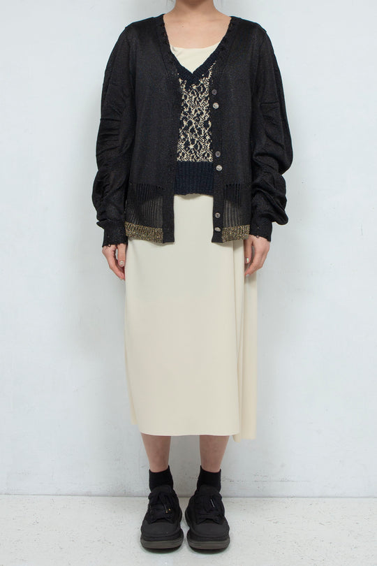 Knit Cardigan Black
