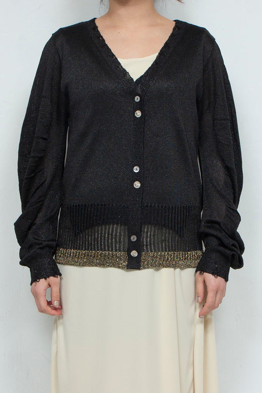 Knit Cardigan Black