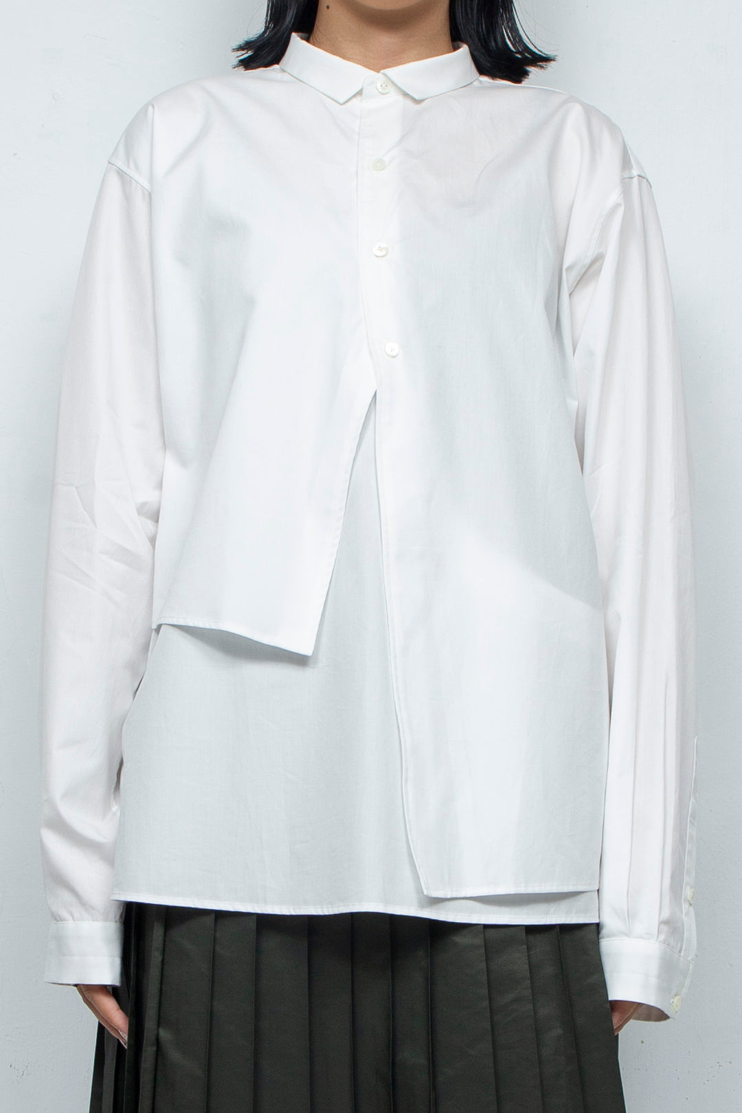 Layered White Shirt White