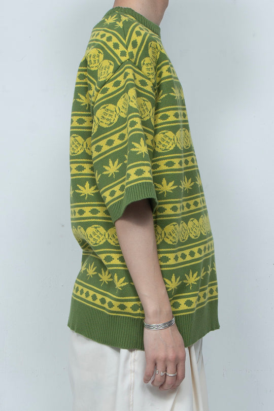 Knit Tshirt Green