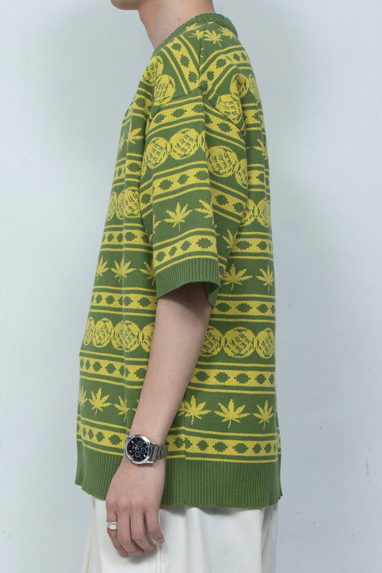 Knit Tshirt Green