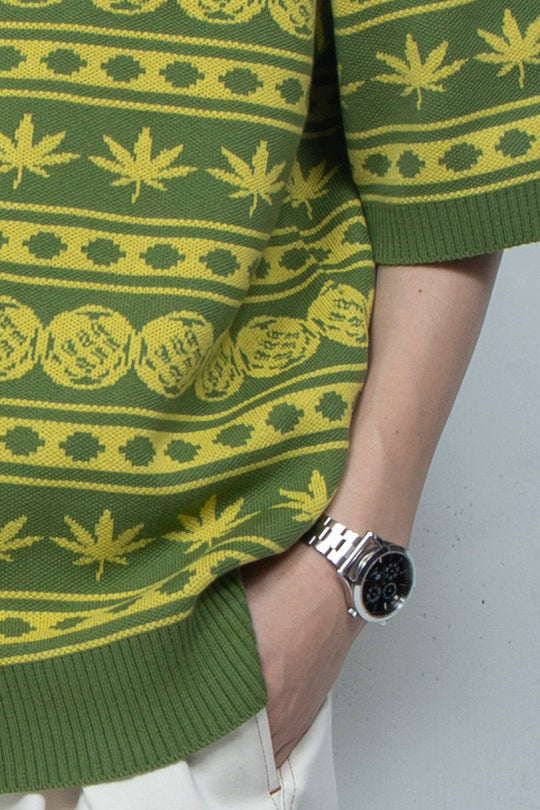 Knit Tshirt Green
