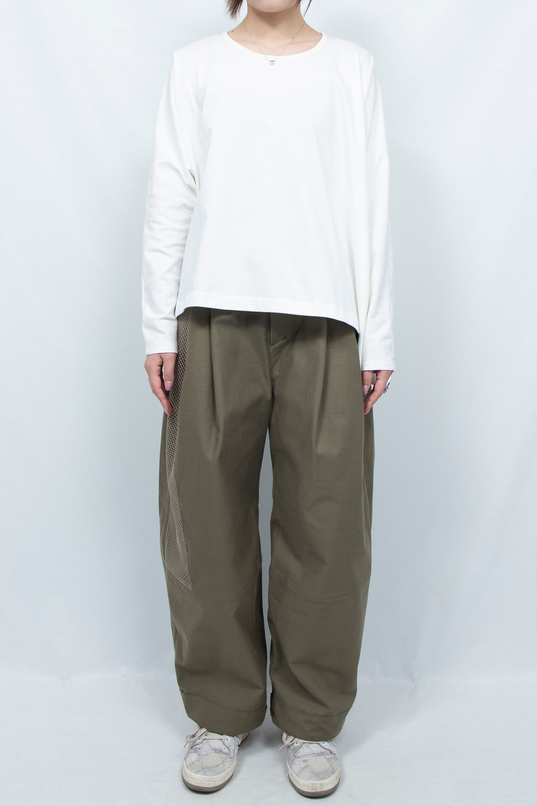 sunny doll long sleeve tee white