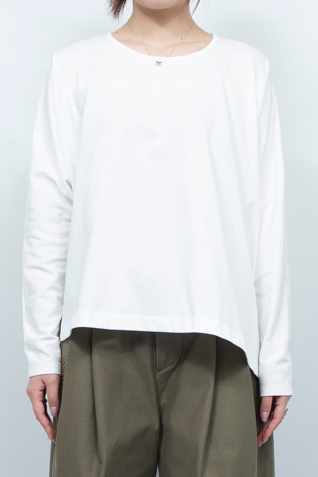 sunny doll long sleeve tee white