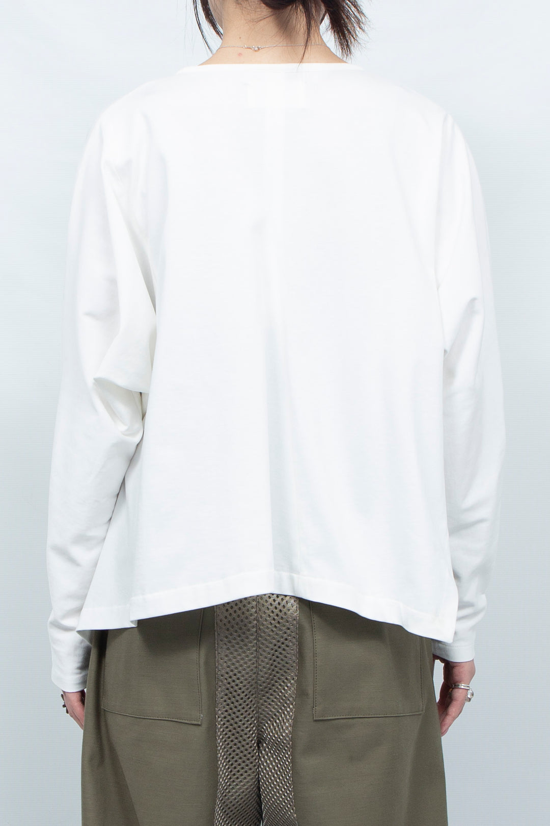 sunny doll long sleeve tee white