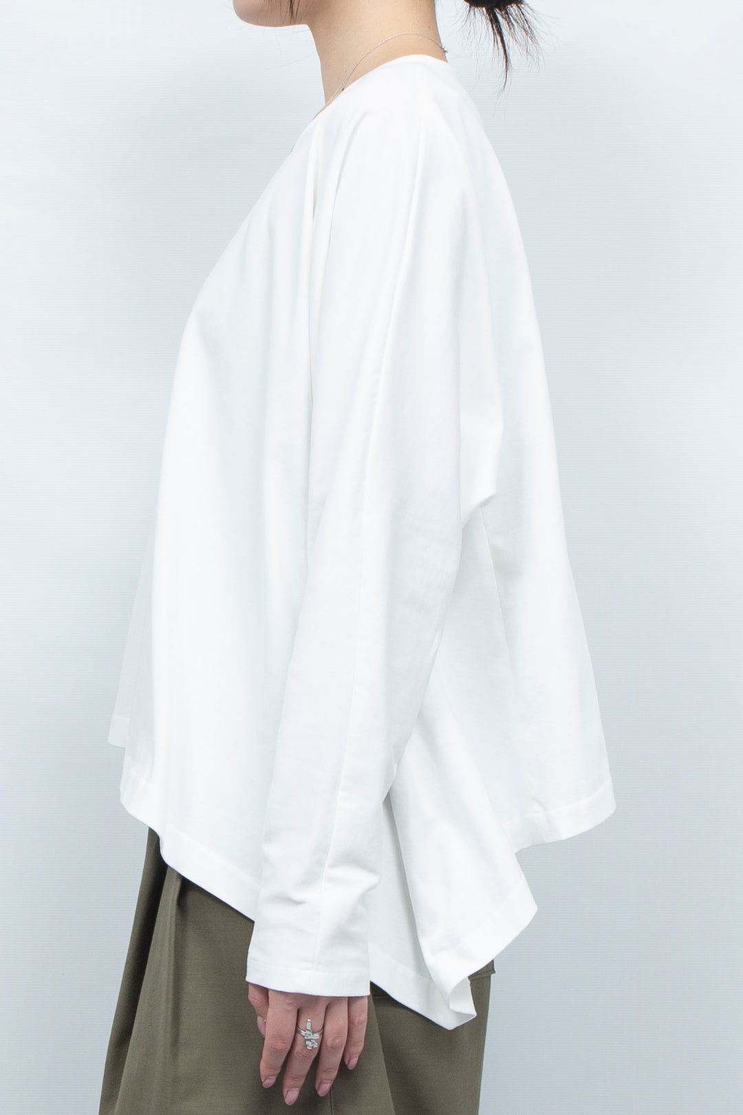 sunny doll long sleeve tee white