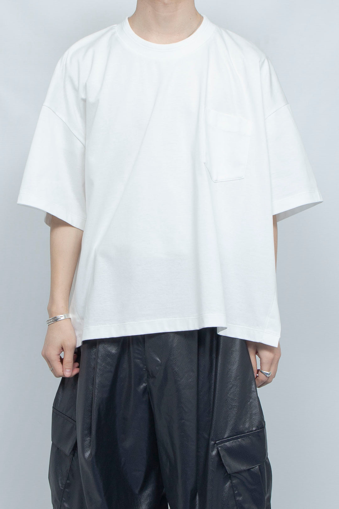 Superior Pima Cotton Original Rib T-shirt WHITE
