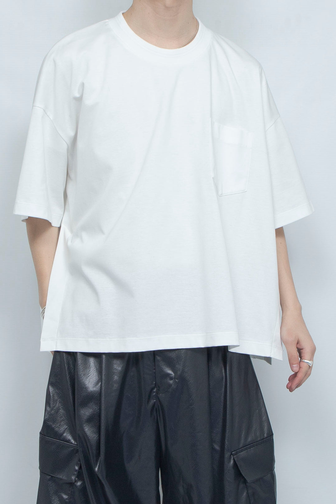 Superior Pima Cotton Original Rib T-shirt WHITE