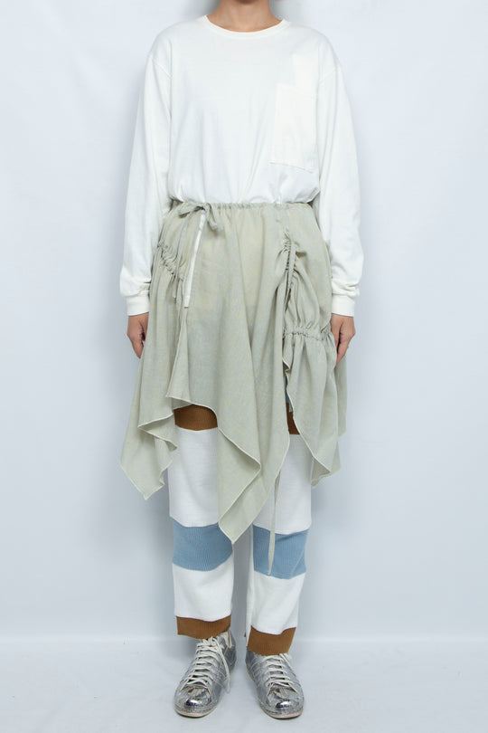 curve drape rap skirt