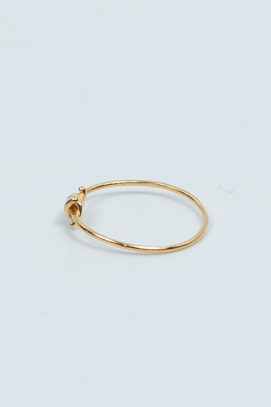 Barbed Wire Ring Gold