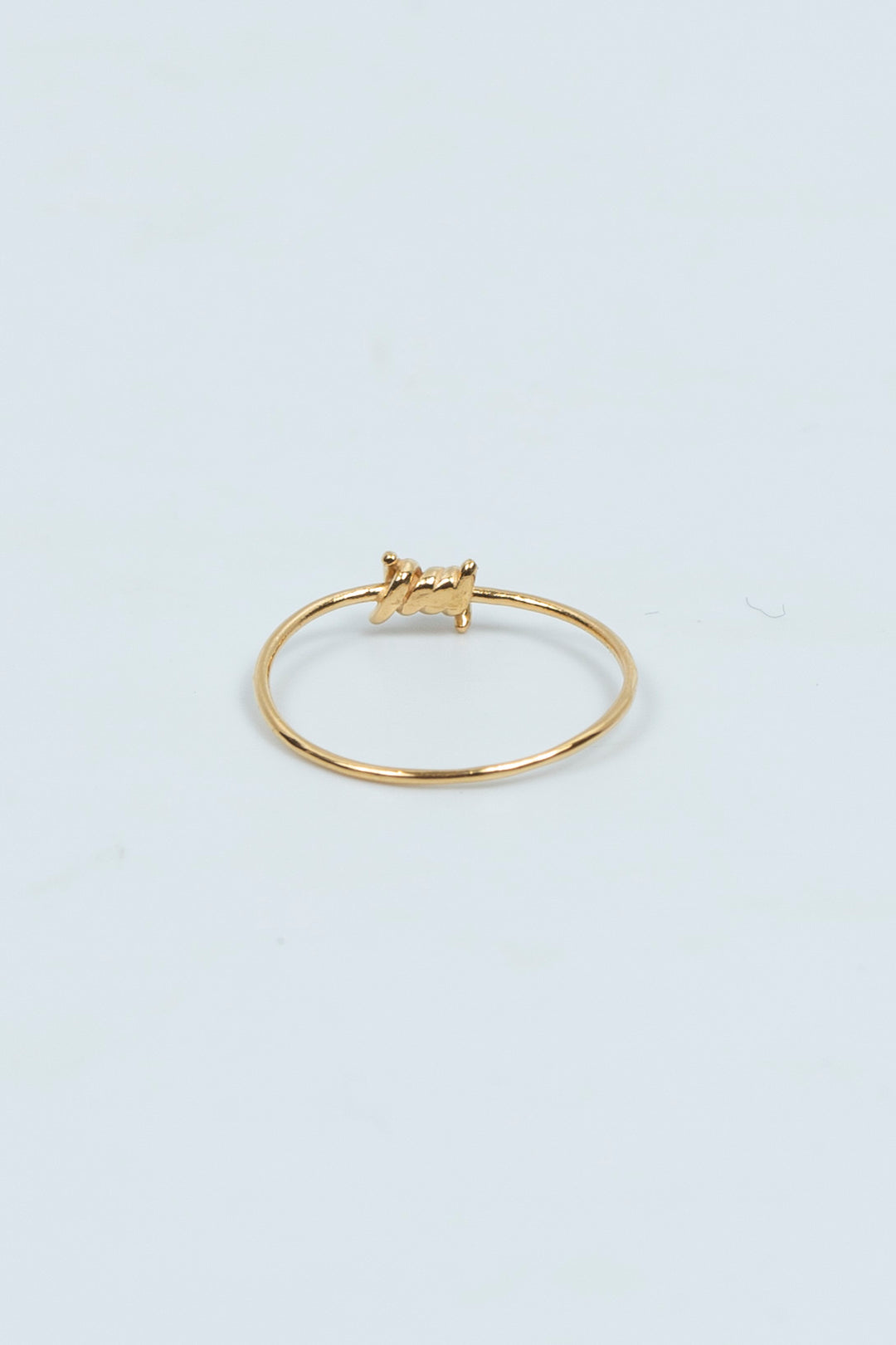 Barbed Wire Ring Gold