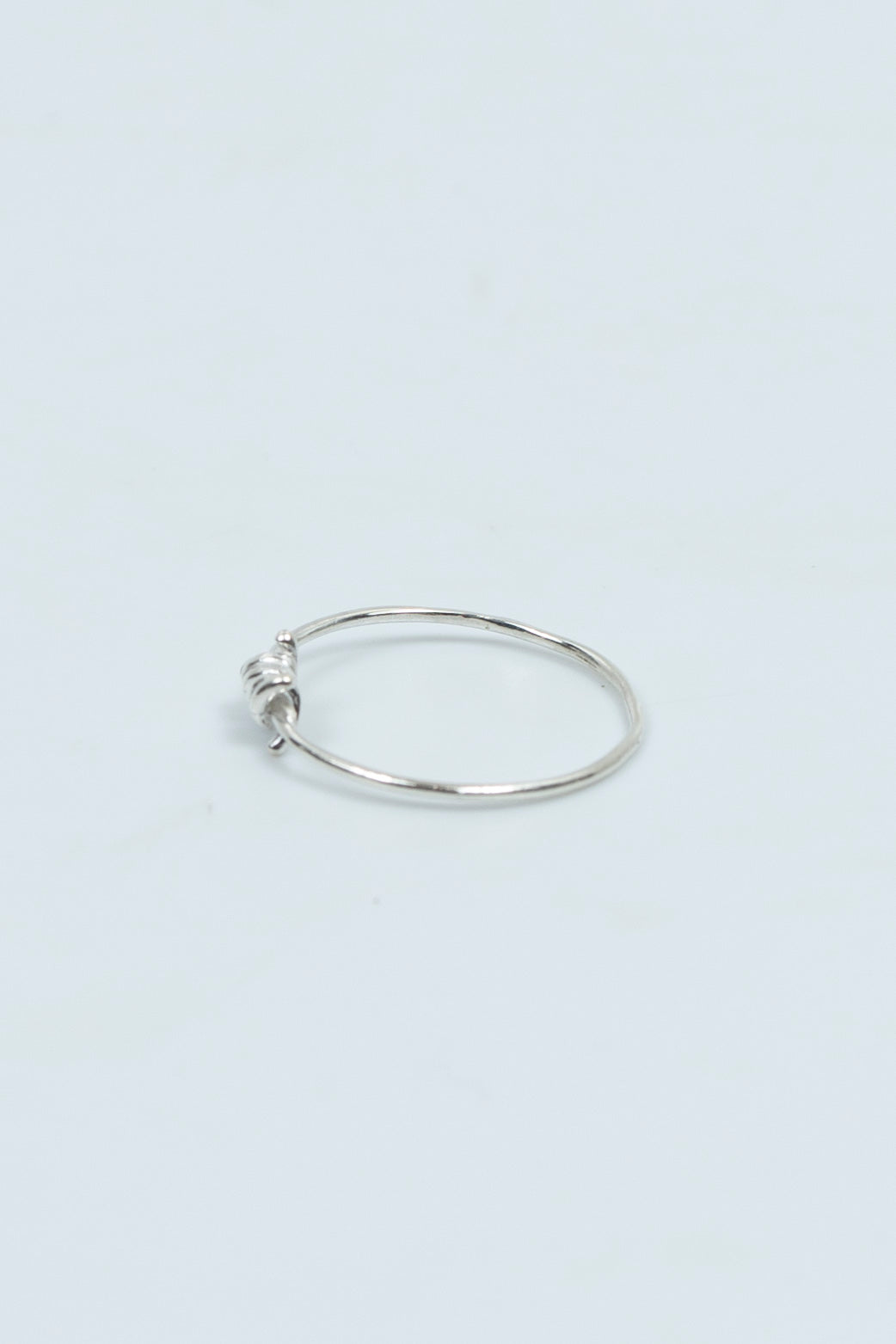 Barbed Wire Ring Silver