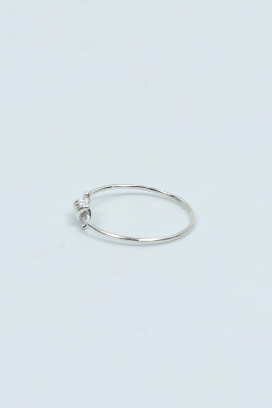 Barbed Wire Ring Silver
