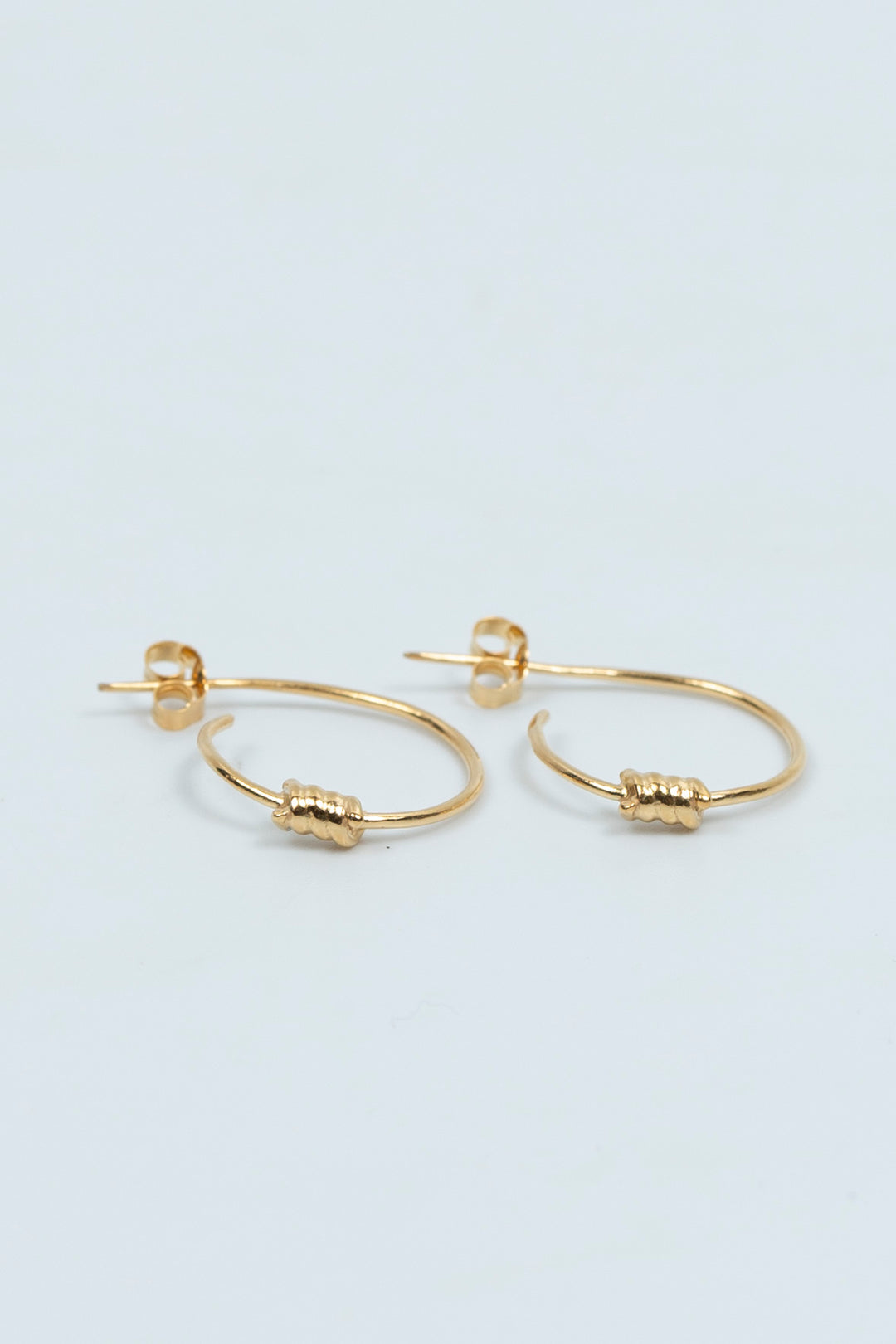 Barbed Wire Earring Gold