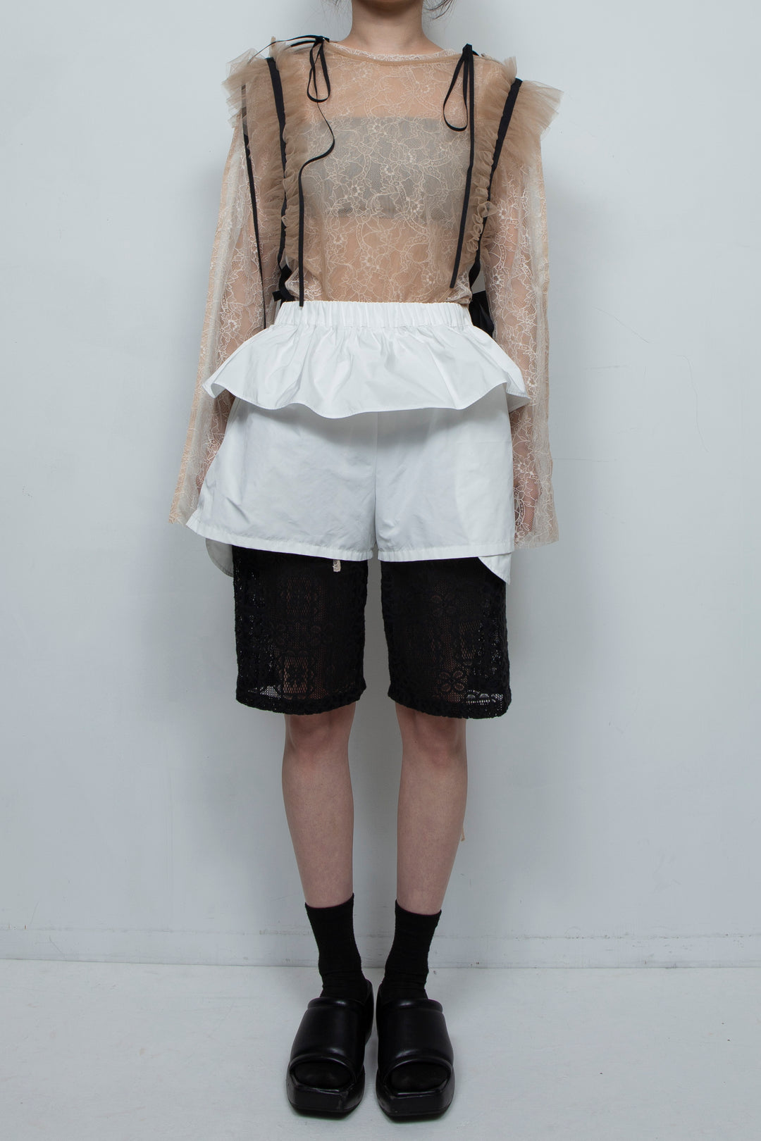 2way race half pants