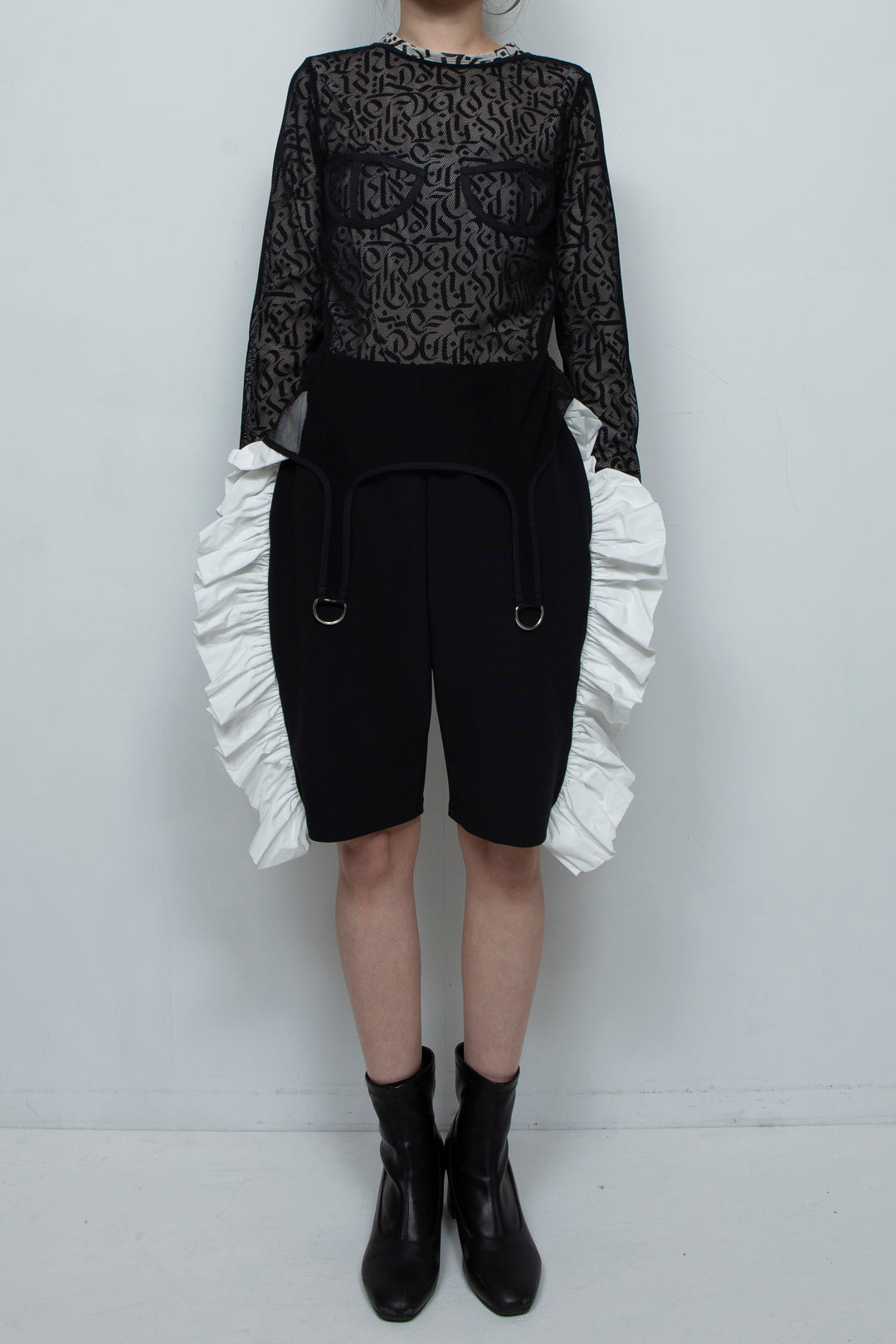 mesh piping tops (long sleeve)