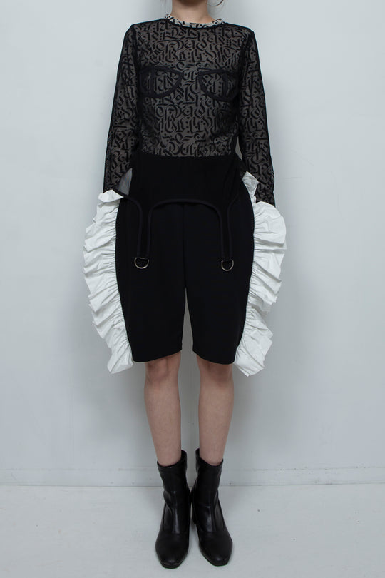 mesh piping tops (long sleeve)