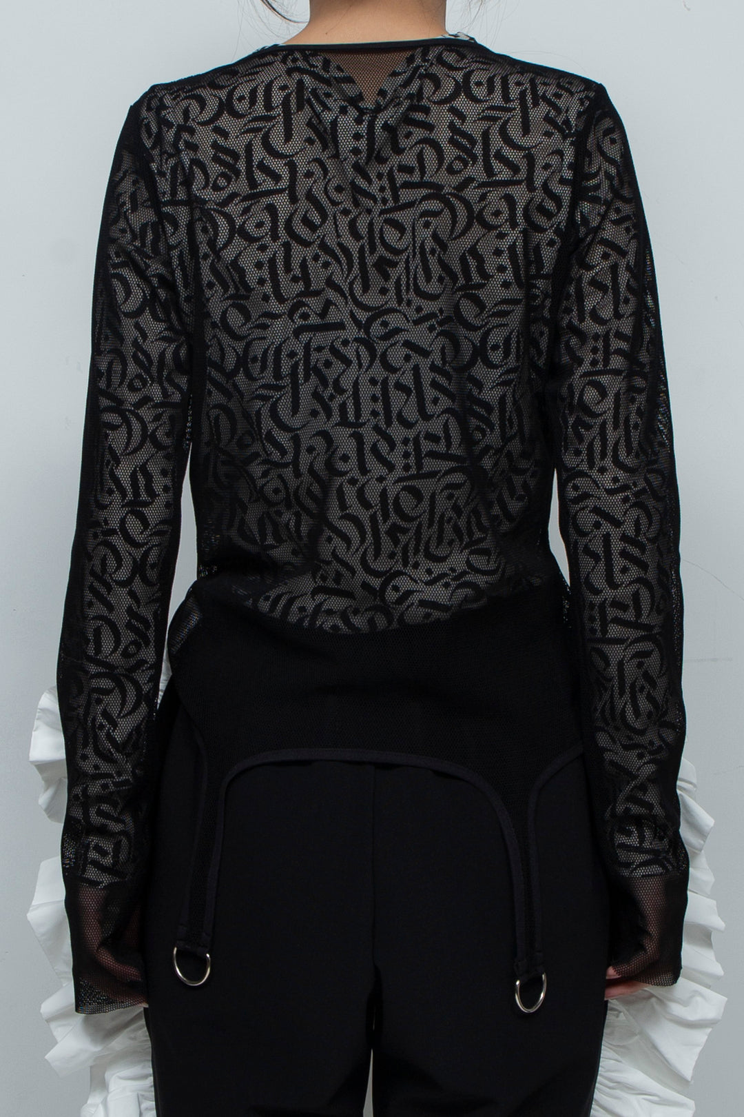 mesh piping tops (long sleeve)