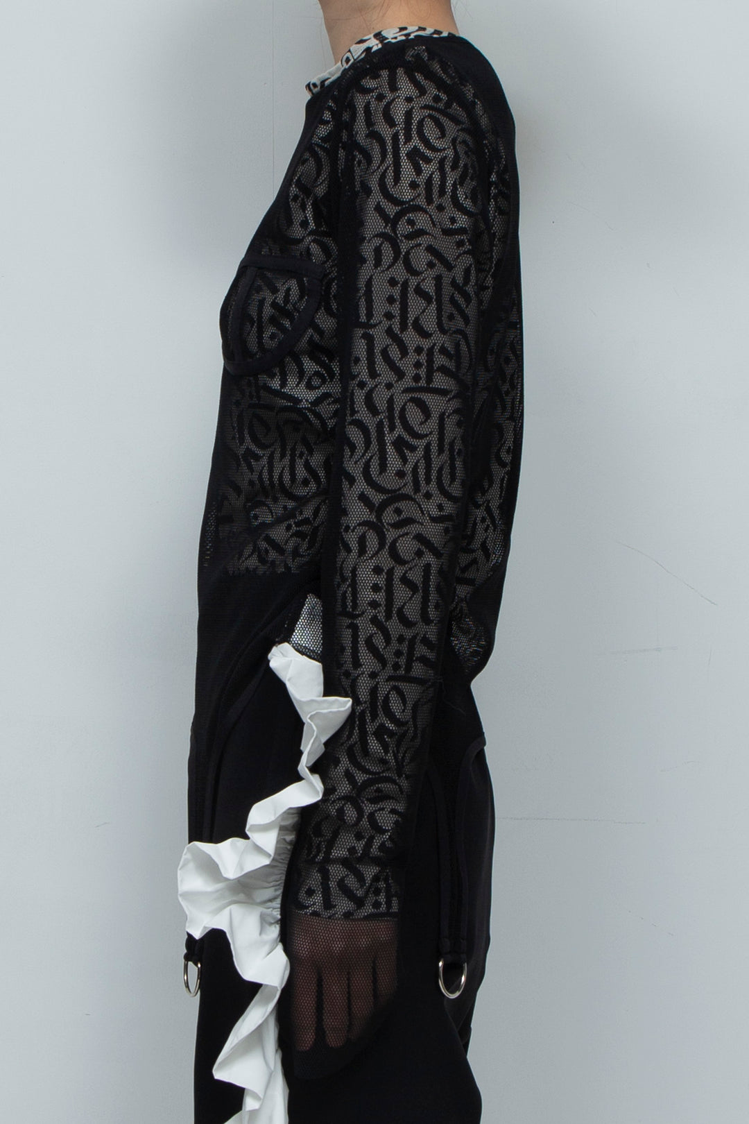mesh piping tops (long sleeve)