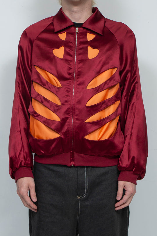 Skeleton Bone Breaks into Air Force Jacket