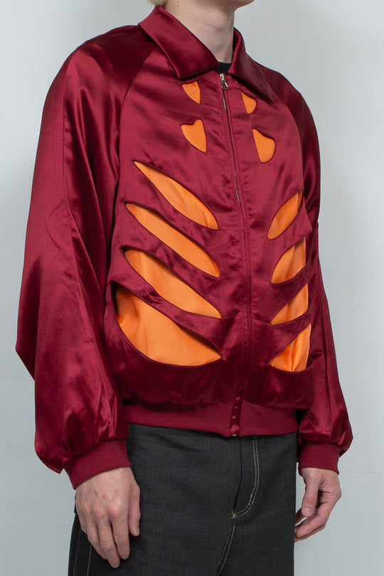 Skeleton Bone Breaks into Air Force Jacket