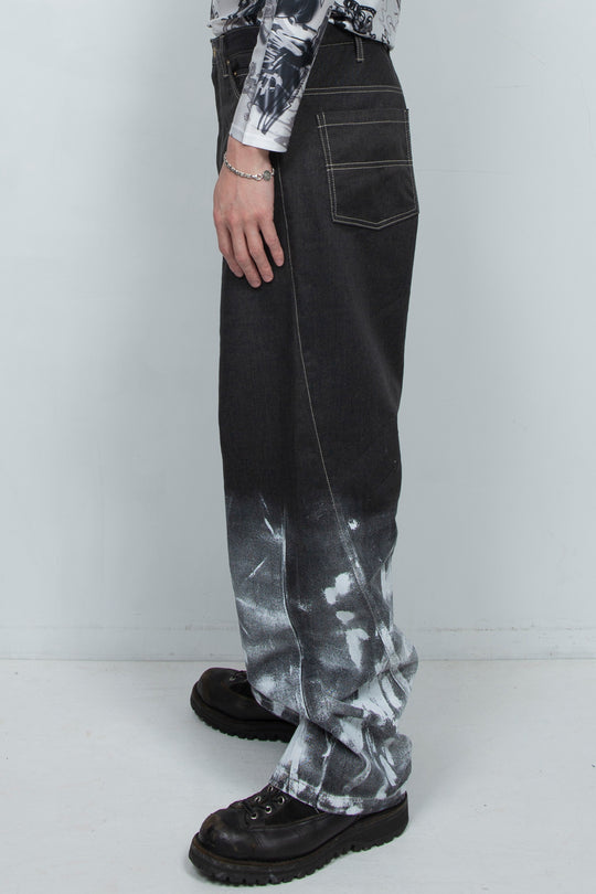 WET PAINT PANTS BLACK