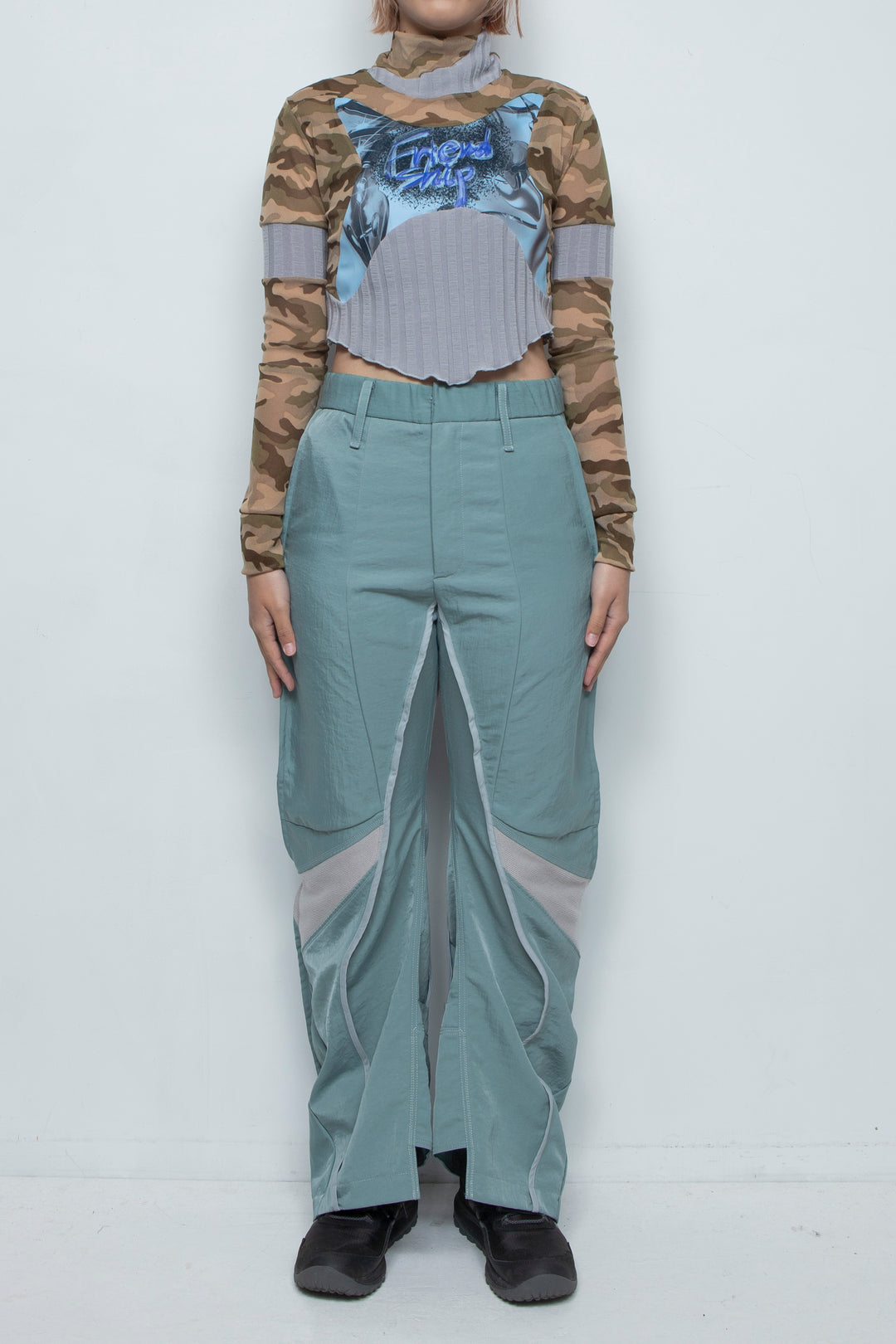 フレンドシップカモフラージュトップ GRAY