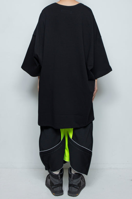 プリントビッグTシャツ Banibo / BLACK